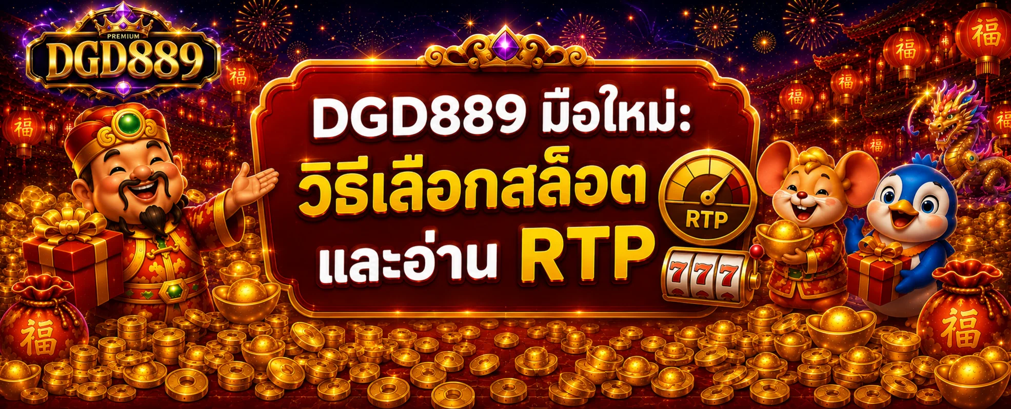 DGD889 มือใหม่ | วิธีเลือกสล็อตและอ่าน RTP